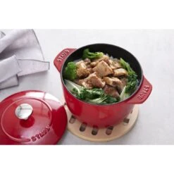 Staub 16 Cm Round Cast Iron Rice Cocotte Cherry -Staub 424409817