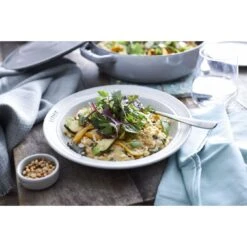 Staub 24 Cm Ceramic Plate White Truffle -Staub 424414245