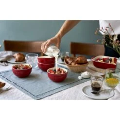 Staub 4-pcs Ceramic Bowl Set Cherry -Staub 424423066