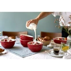 Staub 4-pcs Ceramic Bowl Set Cherry -Staub 424423089