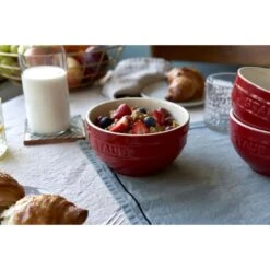 Staub 4-pcs Ceramic Bowl Set Cherry -Staub 424423098