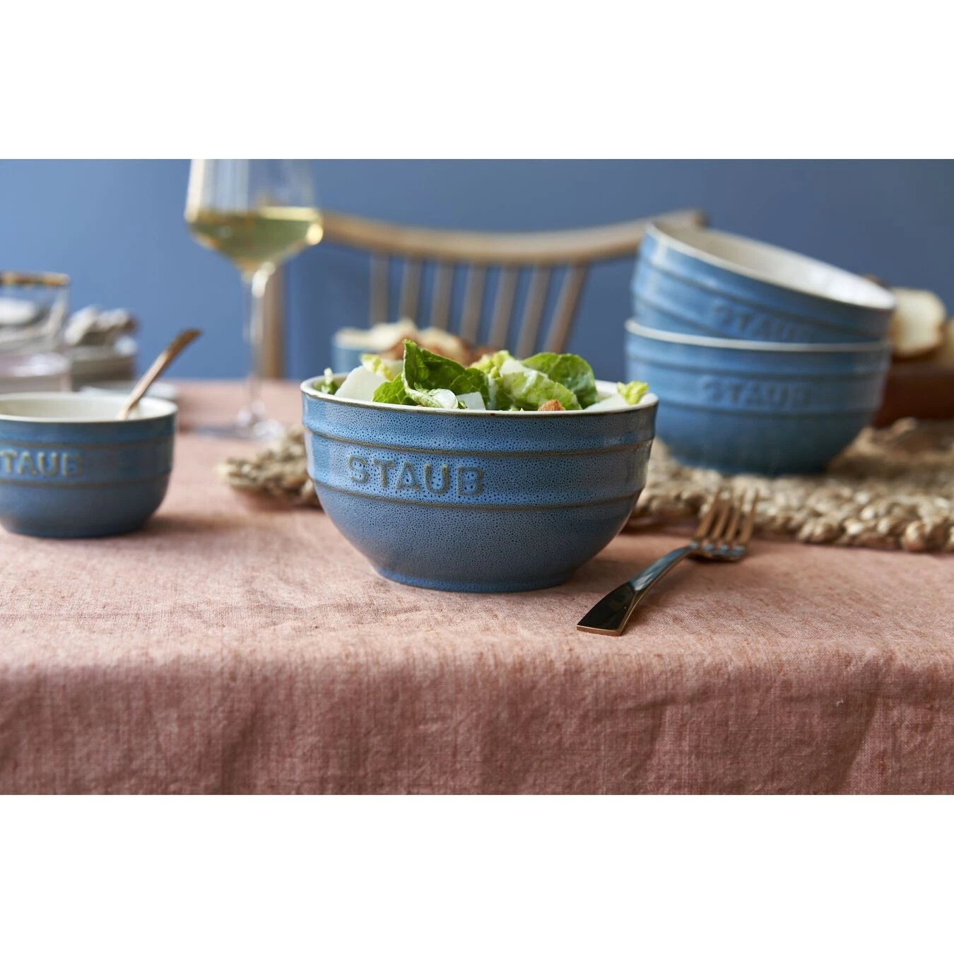 Staub 4-pcs Ceramic Bowl Set Ancient-turquoise 7 Staub 4-pcs Ceramic Bowl Set Ancient-turquoise - Image 5