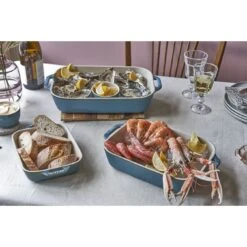 Staub 14 Cm X 11 Cm Rectangular Ceramic Oven Dish Ancient-turquoise -Staub 424423139