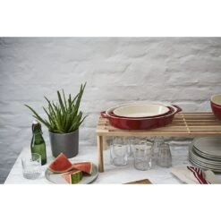 Staub 23 Cm Oval Ceramic Oven Dish Cherry -Staub 424423352