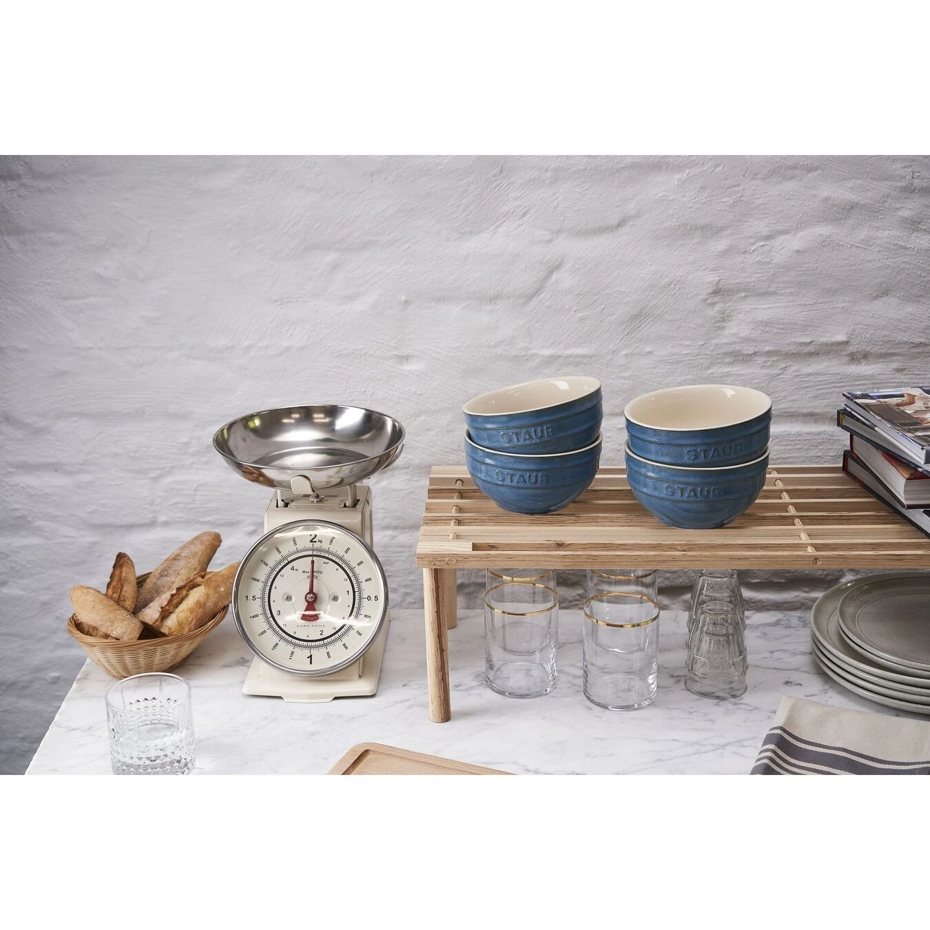 Staub 4-pcs Ceramic Bowl Set Ancient-turquoise 4 Staub 4-pcs Ceramic Bowl Set Ancient-turquoise - Image 2