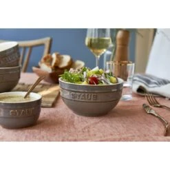 Staub 14 Cm Round Ceramic Bowl Ancient-grey -Staub 424424073