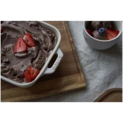 Staub 20 Cm X 16 Cm Rectangular Ceramic Oven Dish Ivory-white 6 Staub 20 Cm X 16 Cm Rectangular Ceramic Oven Dish Ivory-white -Staub 424424256