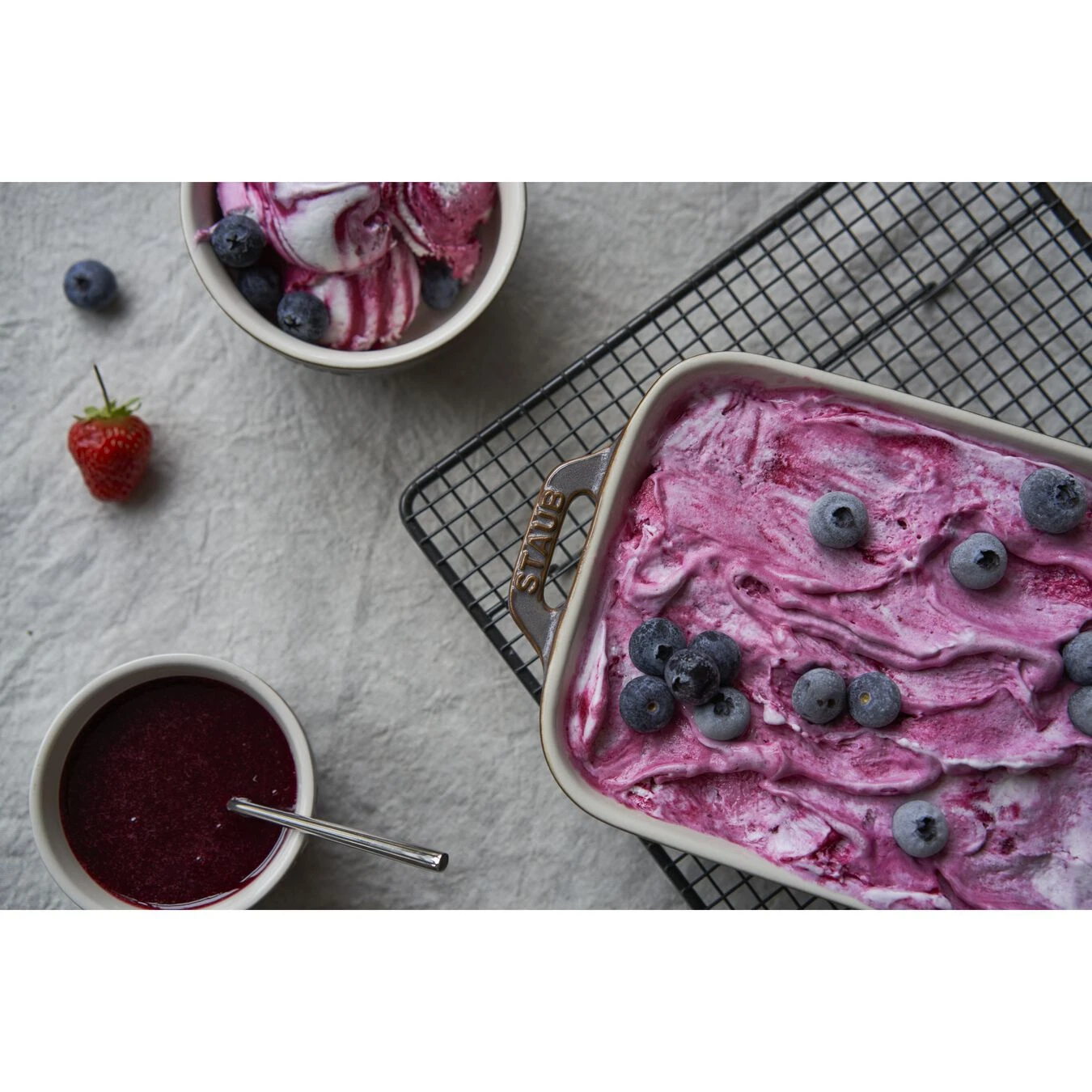 Staub 2-pcs Rectangular Ovenware Set Ancient-grey 6 Staub 2-pcs Rectangular Ovenware Set Ancient-grey - Image 4