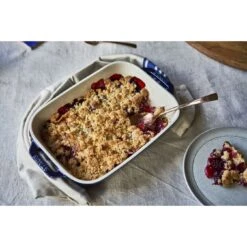 Staub 20 Cm X 16 Cm Rectangular Ceramic Oven Dish Dark-blue -Staub 424424414