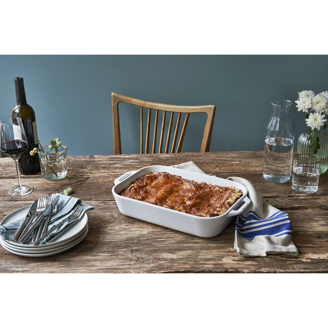 Staub 2-pcs Rectangular Ovenware Set White 7 Staub 2-pcs Rectangular Ovenware Set White - Image 5