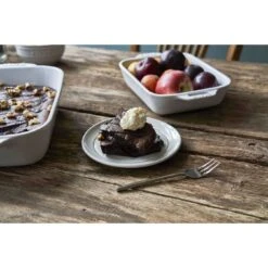 Staub 15 Cm Ceramic Plate Flat White Truffle 11 Staub 15 Cm Ceramic Plate Flat White Truffle -Staub 750030763