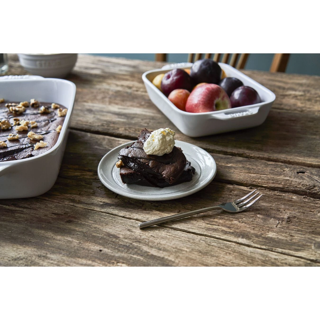 Staub 15 Cm Ceramic Plate Flat White Truffle 6 Staub 15 Cm Ceramic Plate Flat White Truffle - Image 4