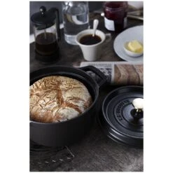 Staub 22 Cm Round Cast Iron Cocotte Black 7 Staub 22 Cm Round Cast Iron Cocotte Black -Staub 750033064