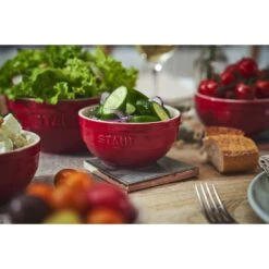 Staub 12 Cm Round Ceramic Bowl Cherry -Staub 750033630