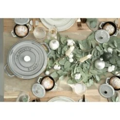 Staub 26 Cm Round Cast Iron Cocotte Graphite-grey -Staub 750047422