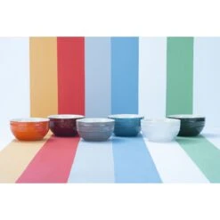 Staub 6-pcs Ceramic Bowl Set Rainbow Mixed Colours 8 Staub 6-pcs Ceramic Bowl Set Rainbow Mixed Colours -Staub 750050785
